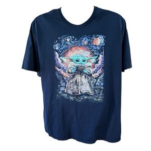 Fifth Sun/Star Wars Grogu/The Child T-Shirt, size 2XL, summer, casual, beach
